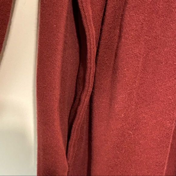 Rust/Burnt Orange Casual Long Sleeved Mock Neck Dress size TALL- XL/18-20 - Picture 9 of 13